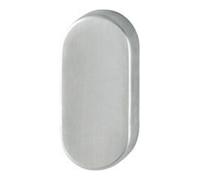 Hoppe HOPPE Rosace de clé FH FS-E55S, ovale, inox mat, aveugle Quantité:1