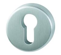 Hoppe HOPPE Rosace de clé HT E42KVS, ronde, cylindre profil percé, acier inox mat Quantité:1