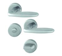 Hoppe HOPPE Rosette Verona E1800Z/42KV/42KVS VA F69 rd.SK/OL DIN G/D D/D Quantité:1