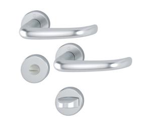 Hoppe Hoppe Rosettengrt.San Fran.1301/42KV/42KVS Alu.F1 rd.SK/OL DIN L/R DIN D/D Quantité:1