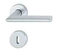 Hoppe Hoppe Rosettengrt.Stock.1140/42KV/42KVS Alu.F1 rd.OB DIN L/R D/D/D Quantité:1