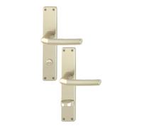 Hoppe Hoppe set d'assiettes longues Birmingham 1117/202SP Alu. F2 bain SK/OL 78mm DIN L/R Quantité:1