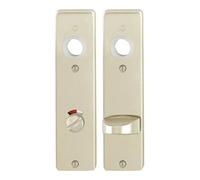 Hoppe HOPPE ZT-Plaque courte 202KP WC Bouton/fente E78 ALU, F2 anodisé, pièce Quantité:1