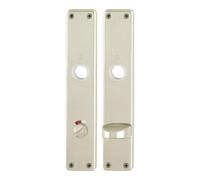 Hoppe HOPPE ZT-Plaque longue London 202SP, WC/SS, E78 visible vissée, nickel mat anodisé Quantité:1