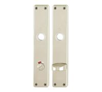 Hoppe HOPPE ZT-Plaque longue London, 202SP, WC/SS, E78 visible vissée, nickel mat anodisé Quantité:1