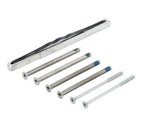 HOPPE Kit de fixation pour poignée SERTOS, épaisseur de porte 65-70 mm