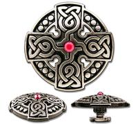 Hoppe & Masztalerz Celtic Concho Rivets décoratifs à vis en forme de croix celtique No. 2