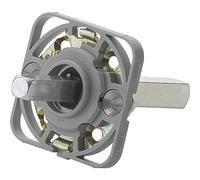 HOPPE Module de Montage UP52/RFL rectangulaire - Poignée de Porte Rosace VK 10/72 mm en Acier Couleur Aluminium - Aluminium