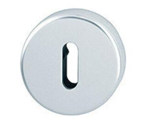 Hoppe Paire de rosettes à clé Hoppe 42KVS/E42KVS Alu. F1 Épaisseur de l'écusson 9mm OB rd. Quantité:1