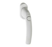 Hoppe Poignée de fenêtre duraplus Atlanta en aluminium Blanc (avec bouton pression)