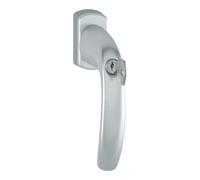 Hoppe Poignée de fenêtre Hoppe NY 0810S/U10 Alu.F9016 32mm abschl. Quantité:1