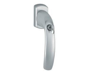 Hoppe Poignée de fenêtre Hoppe NY 0810SVS/U10 Alu.F1 32mm abschl. Quantité:1
