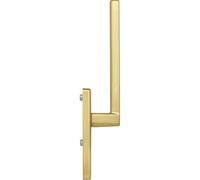 HOPPE Poignée de porte coulissante BERGAMO intérieur non perforé, laiton clair satiné