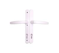 HOPPE Poignée de porte en PVC Blanc 200 mm Vis de fixation 3 trous Fix