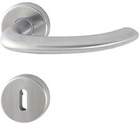 'Hoppe Poignée de porte "Marseille e1138z/42KV/42KVS avec cylindre profilé de perforation, 1 pièce, argent, 3042484