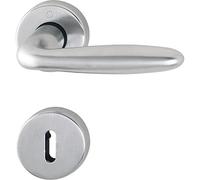 Hoppe Poignée de Verona avec rosace BB Multicolore Barbe, en laiton chromé mat, 2854860