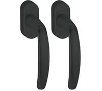 HOPPE Poignée oscillo-battante Atlanta Secustik 0530/US952 Carré variofit 32/42mm vis 45/50mm - Noir mat 9714-10772928 (Lot de 2)