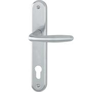 Hoppe ROISSY PZ 88 Poignée de porte en laiton chromé mat