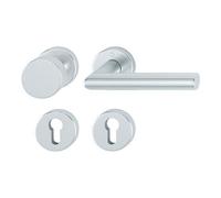 Hoppe Rosette Hoppe grt.Ams.58/42KV/42KVS/1400 Alu.F1 rd.PZ DIN L/R fl.D/K Quantité:1