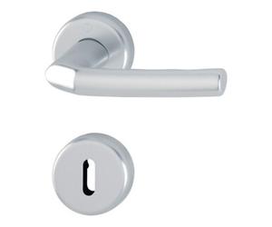 Hoppe Rosette Hoppe grt.Birm.1117/17KV/17KVS alu.F1 rd.OB DIN L/R D/D Quantité:1