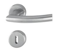 Hoppe Rosette Hoppe grt.Narvik E1430ZP/17KV/17KVS VA F69 rd.OB DIN L/R D/D Quantité:1