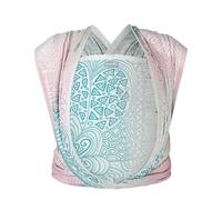 Hoppediz Écharpe de Portage Bébé, nouveau-nés dès la naissance (3-30 kg), 100% coton, Jaipur créme 4,60 m