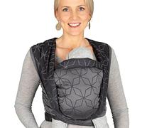 Hoppediz Écharpe de Portage Bébé, nouveau-nés dès la naissance (3-30 kg), 100% coton, Malmö pierre 4,60 m