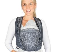 Hoppediz Écharpe de Portage Bébé, nouveau-nés dès la naissance (3-30 kg), 100% coton, Sapporo 4,60 m