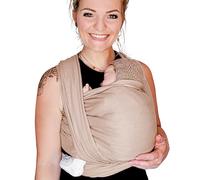 Hoppediz Écharpe de portage tissée pour bébé dès la naissance, nouveau-né à enfant, 100% coton, 4,60 m