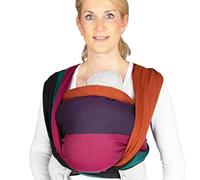 Hoppediz Écharpe de portage tissée pour bébé dès la naissance, nouveau-né à enfant, 100% coton, TS Hambourg, 4,60 m