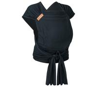 Hoppediz Hop-Tye Advanced Porte-bébé 4 en 1 pour nouveau-né à partir de la naissance avec demi-boucle avec porte-serviettes, évolutif jusqu'à 20 kg, design tout noir