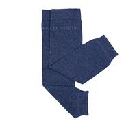 HOPPEDIZ Jambières pour bébé en laine mérinos cachemire, taille unique 0-3 ans, marine