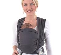 HOPPEDIZ® Porte-bébé Jacquard London noir-gris 4.60 m