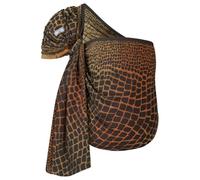 Hoppediz Ring-Sling, Porte-bébé pour les Nouveau-nés et Bébés, Écharpe de portage avec deux anneaux en aluminium, 0-36 mois, 3-20 kg, Darwin noir