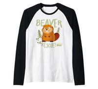Hoppers Beaver To The Rescue Manche Raglan