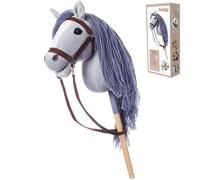 HOPPIHORSE Sport Edition Hobby Horse, A3 Taille, Têtes de Cheval à Chevaucher avec Bride, Rênes, Sangle d'Épaule, Queue, Poignée en Silicone dans Une Boîte-Cadeau, Cheval Baton, Cheval de Passe