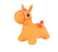 Hoppimals Cheval gonflable orange avec pompe Cheval gonflable en caoutchouc