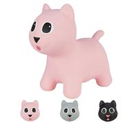 Hoppimals Tootiny Animal Gonflable à Sauter Chat, Animal à Sauter, Jouet Gonflable à Sauter - Stimule la motricité - A partir de 12 Mois - avec Pompe à air Incluse