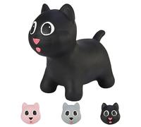 Hoppimals Animal gonflable à sauter Chat – Stimule la motricité – Dès 12 mois – Pompe incluse