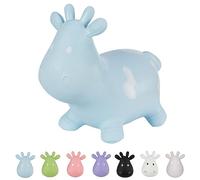 Hoppimals Tootiny Animal Sauteur Gonflable Vache, Animal Sauteur, Jouet Sauteur Gonflable - Développe la motricité - A partir de 12 Mois - avec Pompe à air Incluse