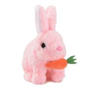 Hopping Bunny Toys - Colorful Electronic Animal Plush, Interactive Wiggling Ears and Sounds, Funny Animated Jumping Rabbit, Adorable Plush Doll, Spring Festival Gift for Easter Christmas Birthday