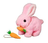 Hopping Plush Bunny - Interactive Toy with Sound and Motion, Educational Plush Animal for Learning and Development | Easter Home Decoration, Indoor Play, Preschool or Toddlerz Fun, Soft Stuffed Toy