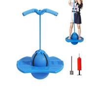 Hopping Toys - Bouncing Ball | Interactive Quiet With Handle Air Pump | Bouncy Board Ball Sports Toys | Soft Interactive Quiet With Handle For Home School Park Travel Sports Exercise Camping