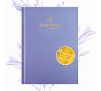 Hoppla! Verlag Journal En Quatre Étapes-Journal Pour Une Routine Positive Durable En Quatre Étapes,Simple,Pleine Conscience,Réflexion,Motivation (Lilas)