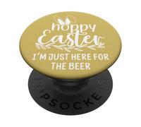 Hoppy Easter Hour Some Bunny Needs Beer Here for The Hops PopSockets PopGrip Adhésif