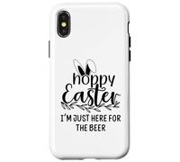 Hoppy Easter Sign,Some Bunny Needs Beer Easter Drinking Hour Coque pour iPhone X/XS