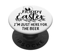 Hoppy Easter Sign,Some Bunny Needs Beer Easter Drinking Hour PopSockets PopGrip Adhésif