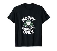 Hoppy Thoughts Only Cute Frog Pun Pun Spring Happy T-Shirt