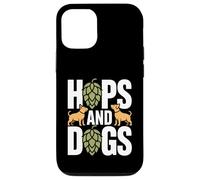 Hops and Dogs Craft Beer Amoureux des Chiens Coque pour iPhone 12/12 Pro