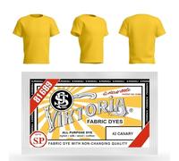 HOPS Viktoria Teinture Textile, 10g (59 Couleurs), Lavable en Machine - Peintures pour Tissu, Teinture de Vêtements, Teintures pour Coton, Lin, Soie, Laine, Viscose, Nylon, Satin, Bois, Plastique